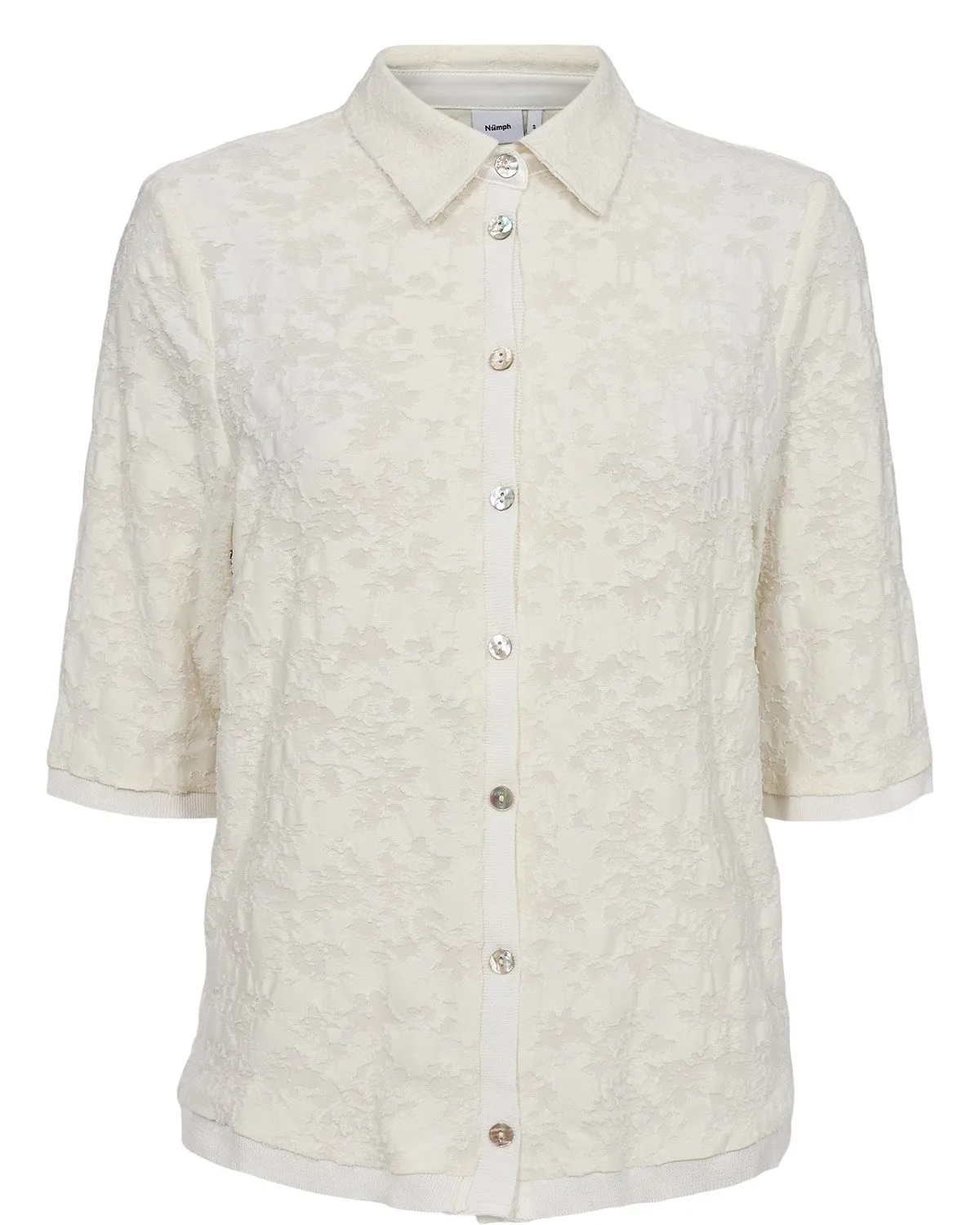 NUSINDAL SS SHIRT - Cloud Dancer