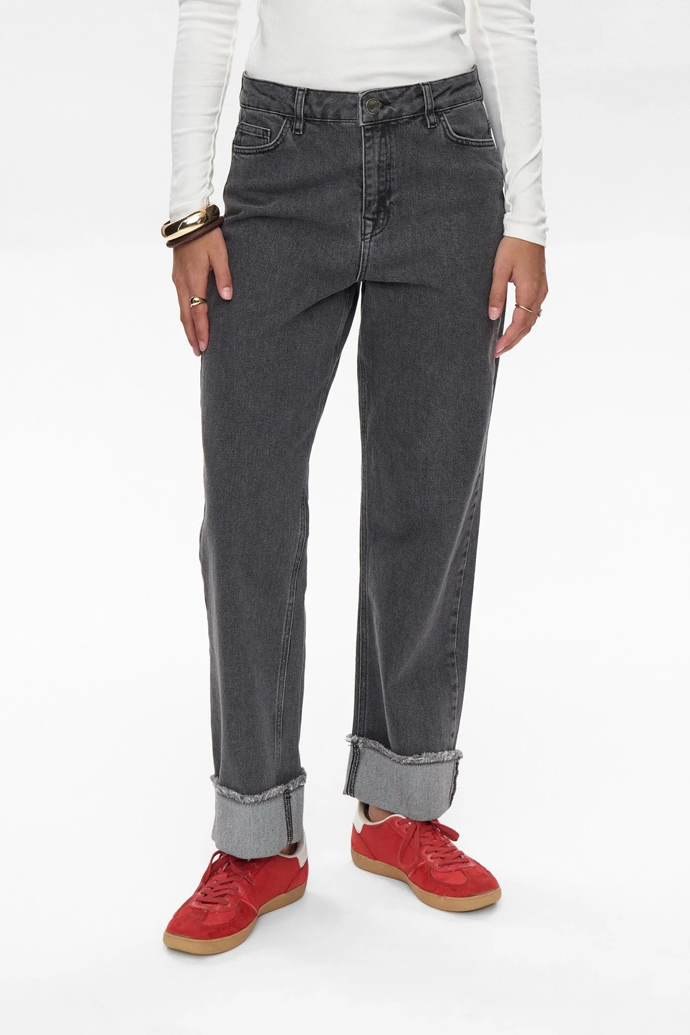 NUTORONTO JEANS - DARK GREY - Dark Grey Denim