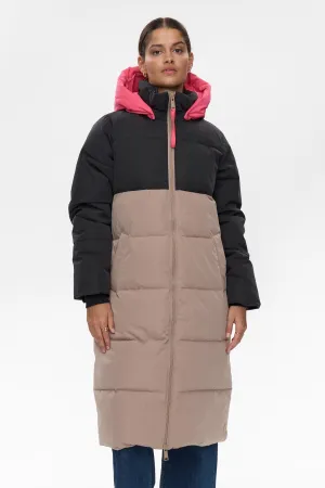 NUTRIANE LONG JACKET - Taupe Gray NUTRIANE LONG JACKET - Taupe Gray