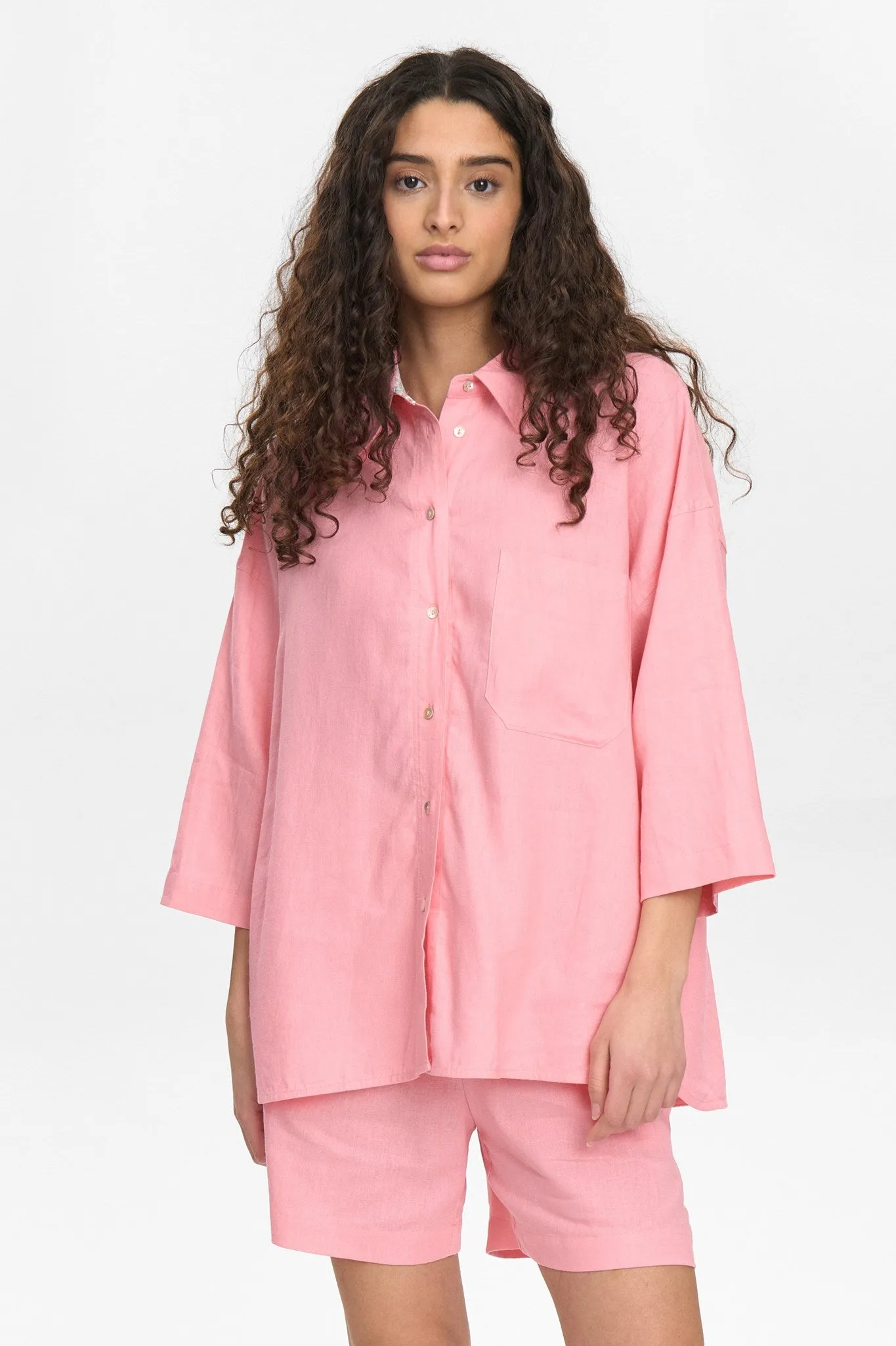 NUYNGVA SHIRT - Flamingo Pink