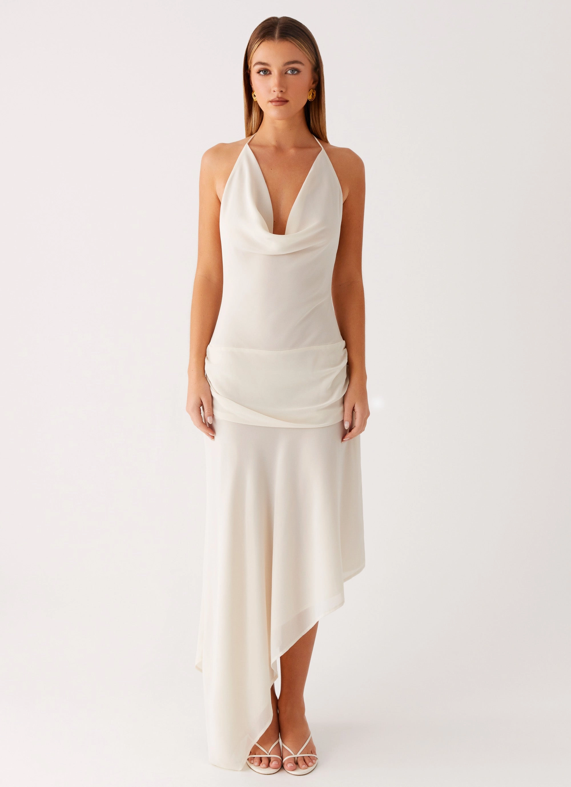Nyra Midi Dress - Cream