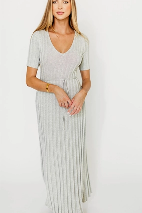 Oakley Ribbed Maxi Dress in Heather Grey -Bump Friendly *Final-Sale* Oakley Ribbed Maxi Dress in Heather Grey -Bump Friendly *Final-Sale*