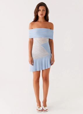 Ocean Road Mini Dress - Blue Ocean Road Mini Dress - Blue