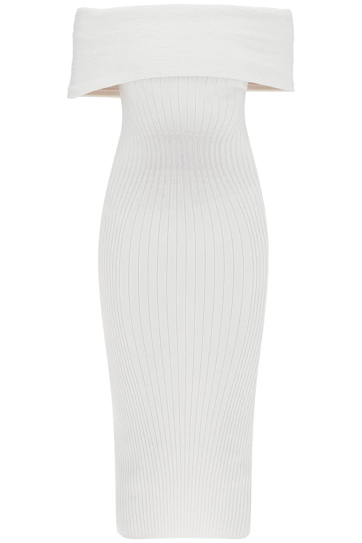 off-shoulder midi 24F2RO16631116 OFF WHITE