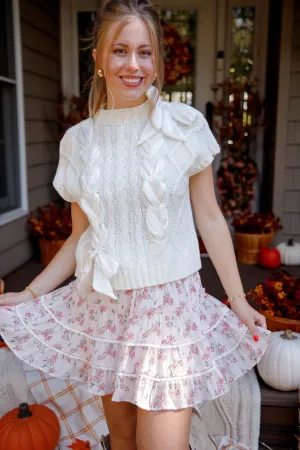 On My Way Home Sweater Vest-Ivory On My Way Home Sweater Vest-Ivory