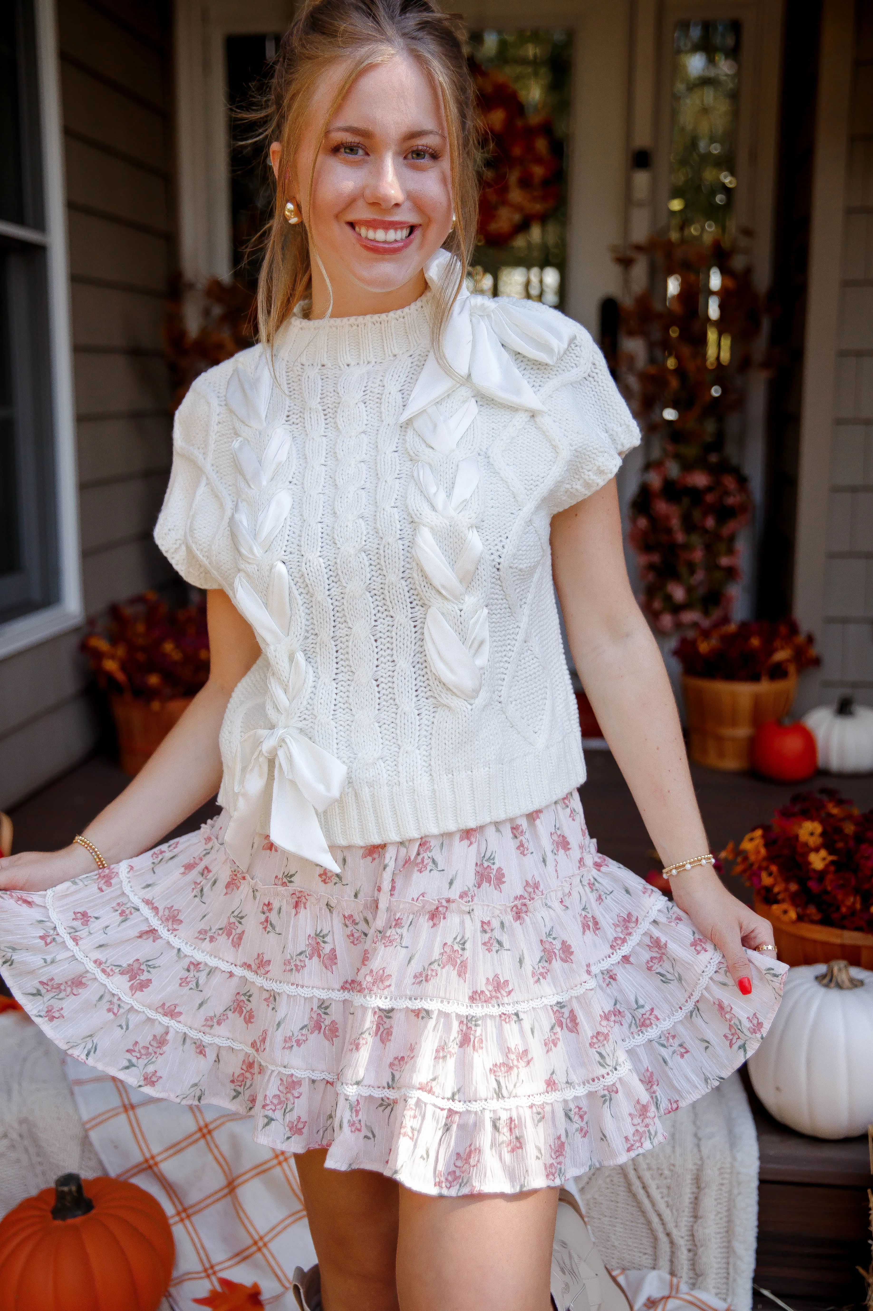 On My Way Home Sweater Vest-Ivory