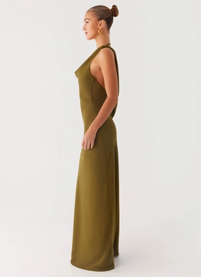 Opal Glow Maxi Dress - Khaki Opal Glow Maxi Dress - Khaki