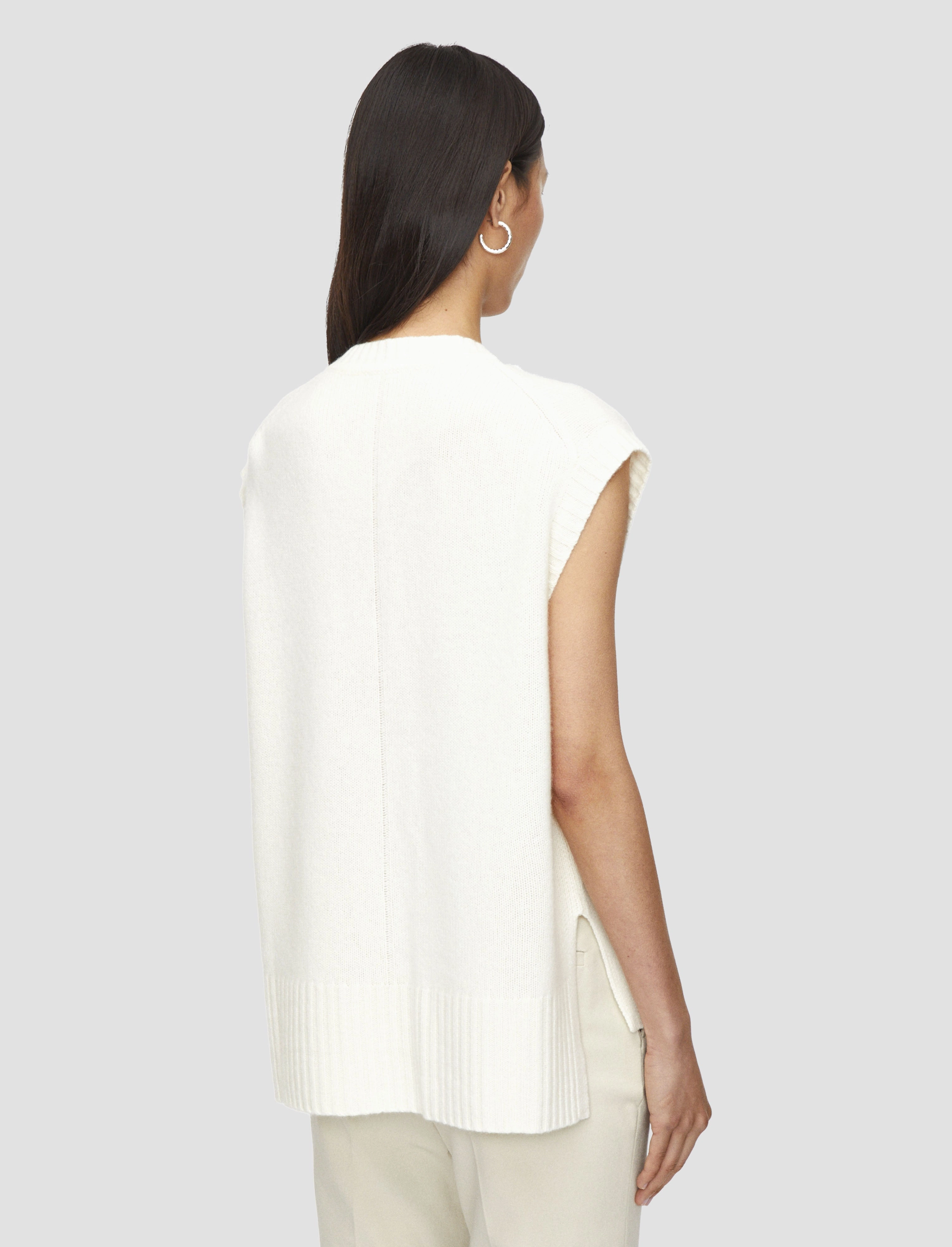 Open Cashmere Vest