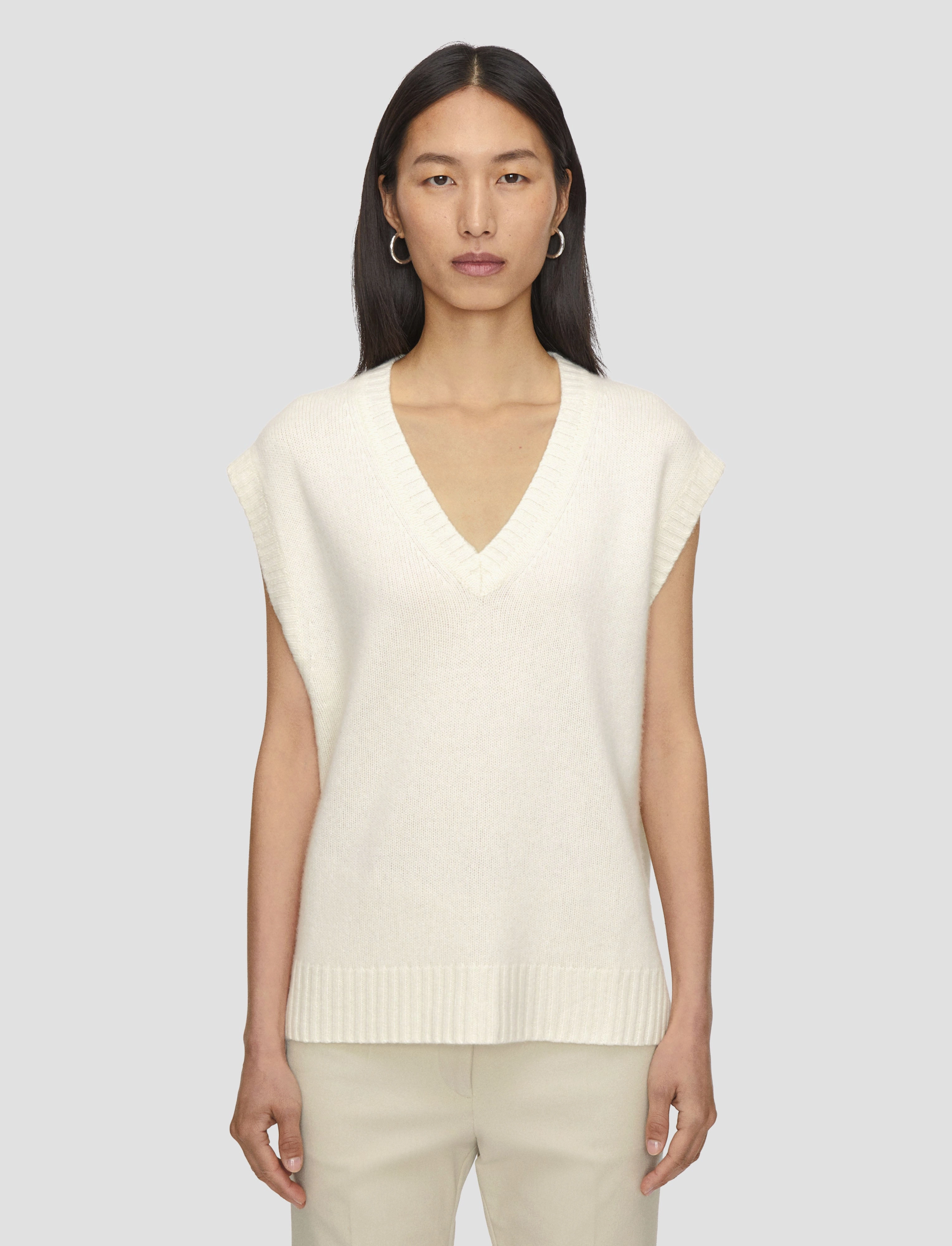Open Cashmere Vest