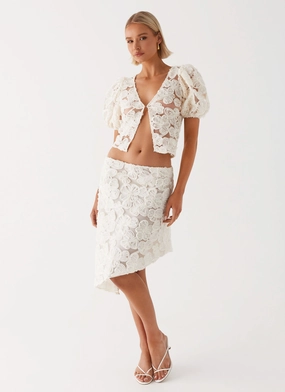 Orchid Breeze Top - Ivory Orchid Breeze Top - Ivory