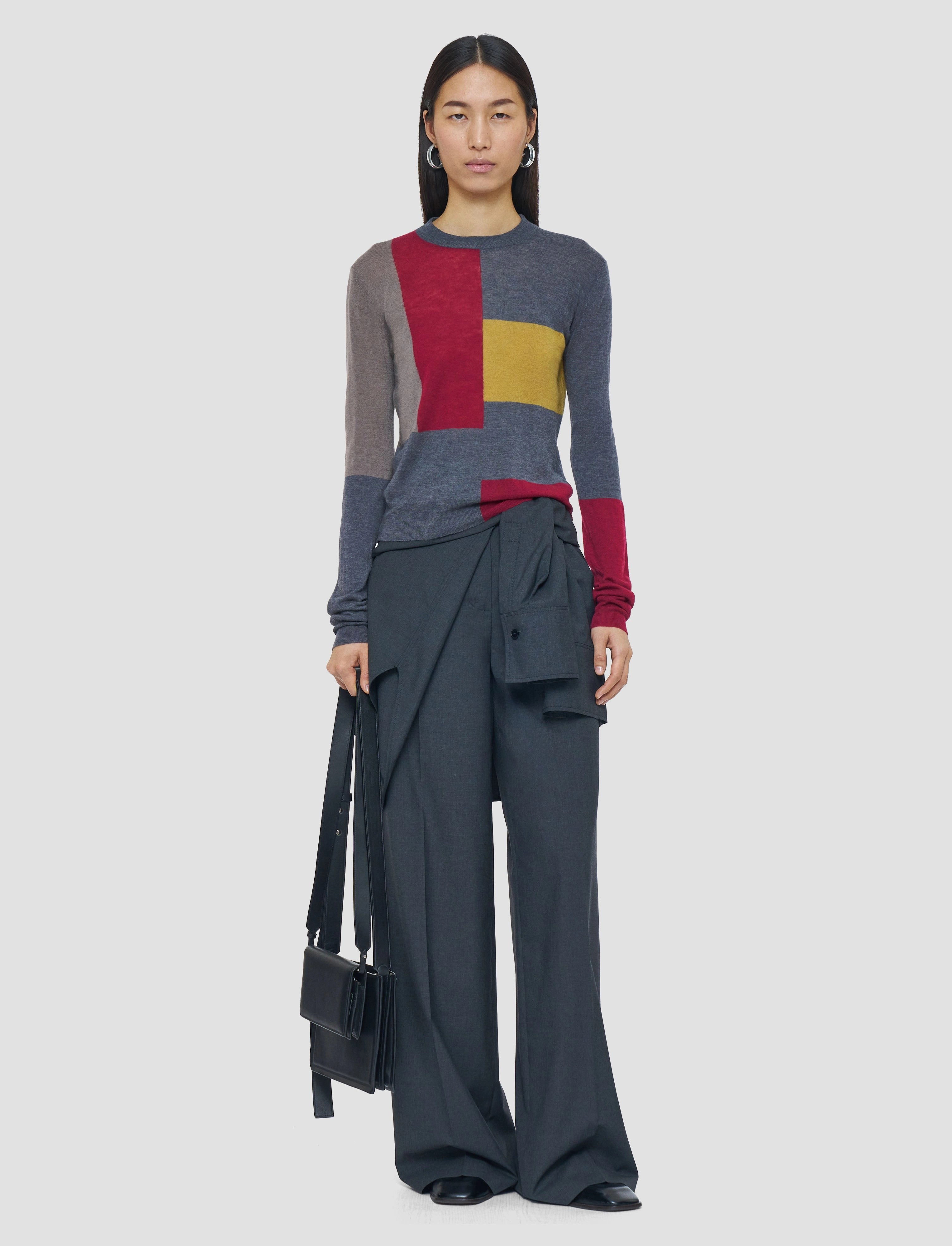 Overlay Cashair Round Neck Jumper