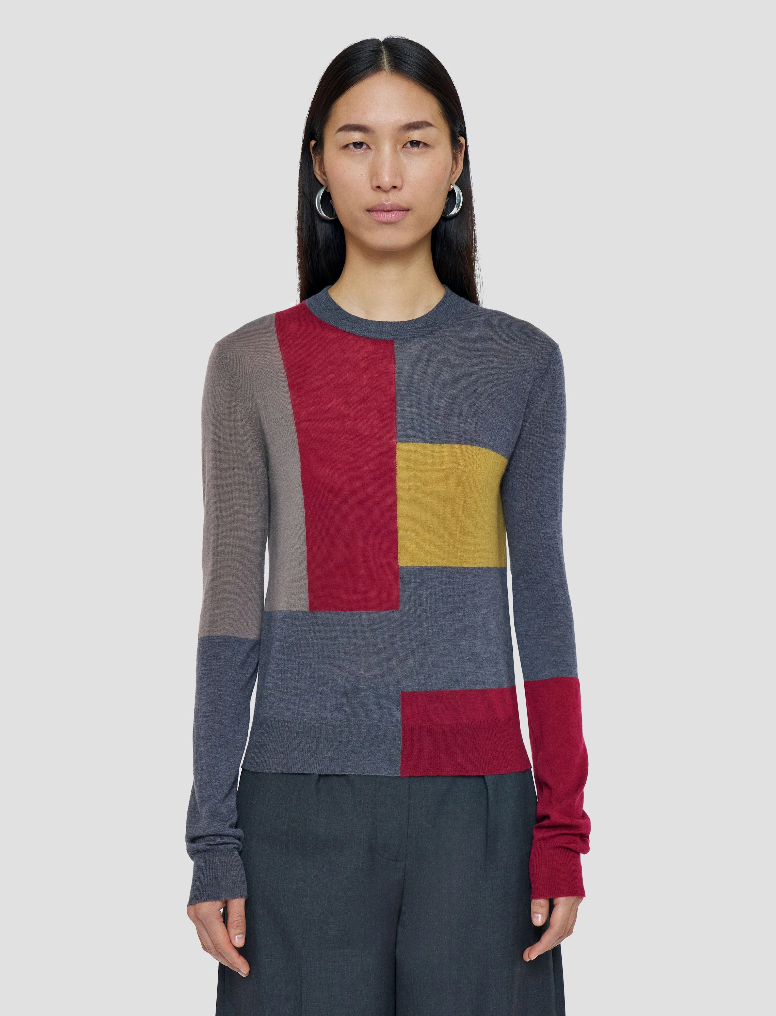 Overlay Cashair Round Neck Jumper