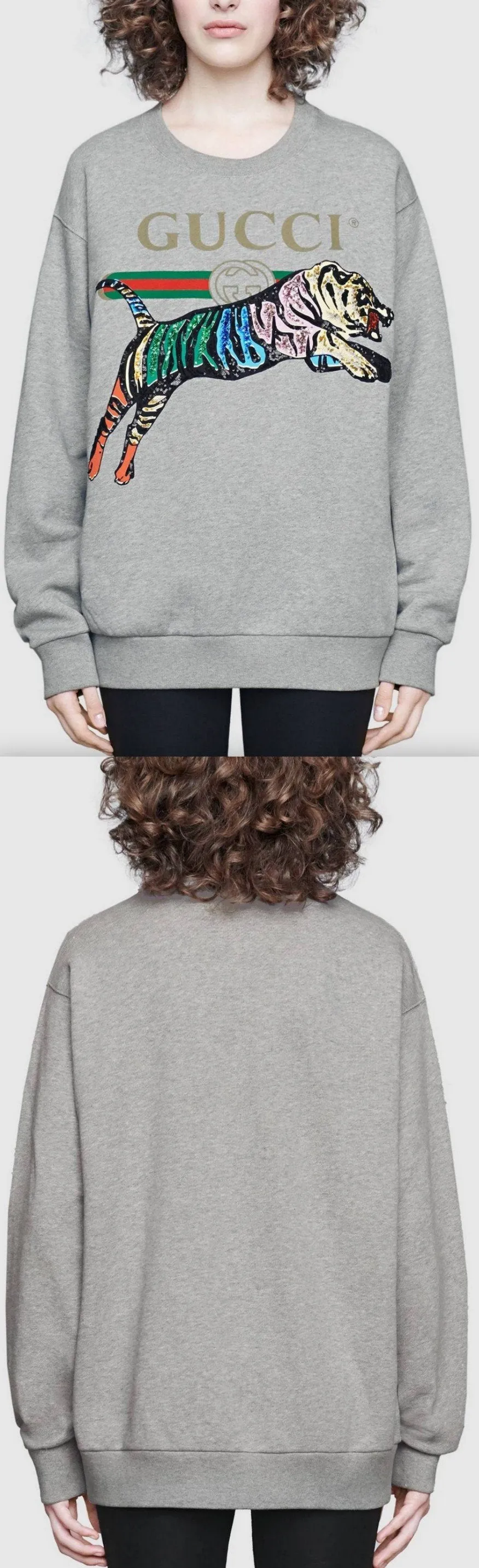 Oversize Sweatshirt with Tiger