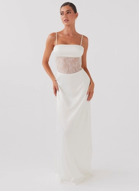 Palais Royale Lace Maxi Dress - Antique Palais Royale Lace Maxi Dress - Antique