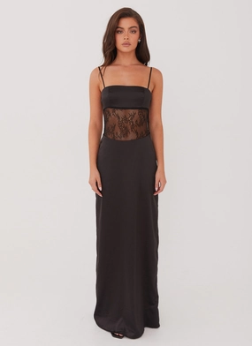 Palais Royale Lace Maxi Dress - Black Palais Royale Lace Maxi Dress - Black