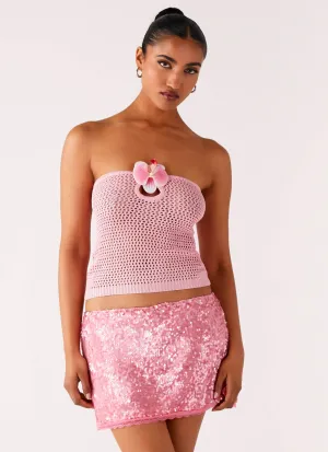Palila Sequin Mini Skirt - Pink Palila Sequin Mini Skirt - Pink