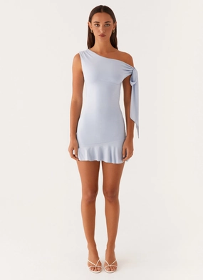 Palm House Mini Dress - Blue Palm House Mini Dress - Blue