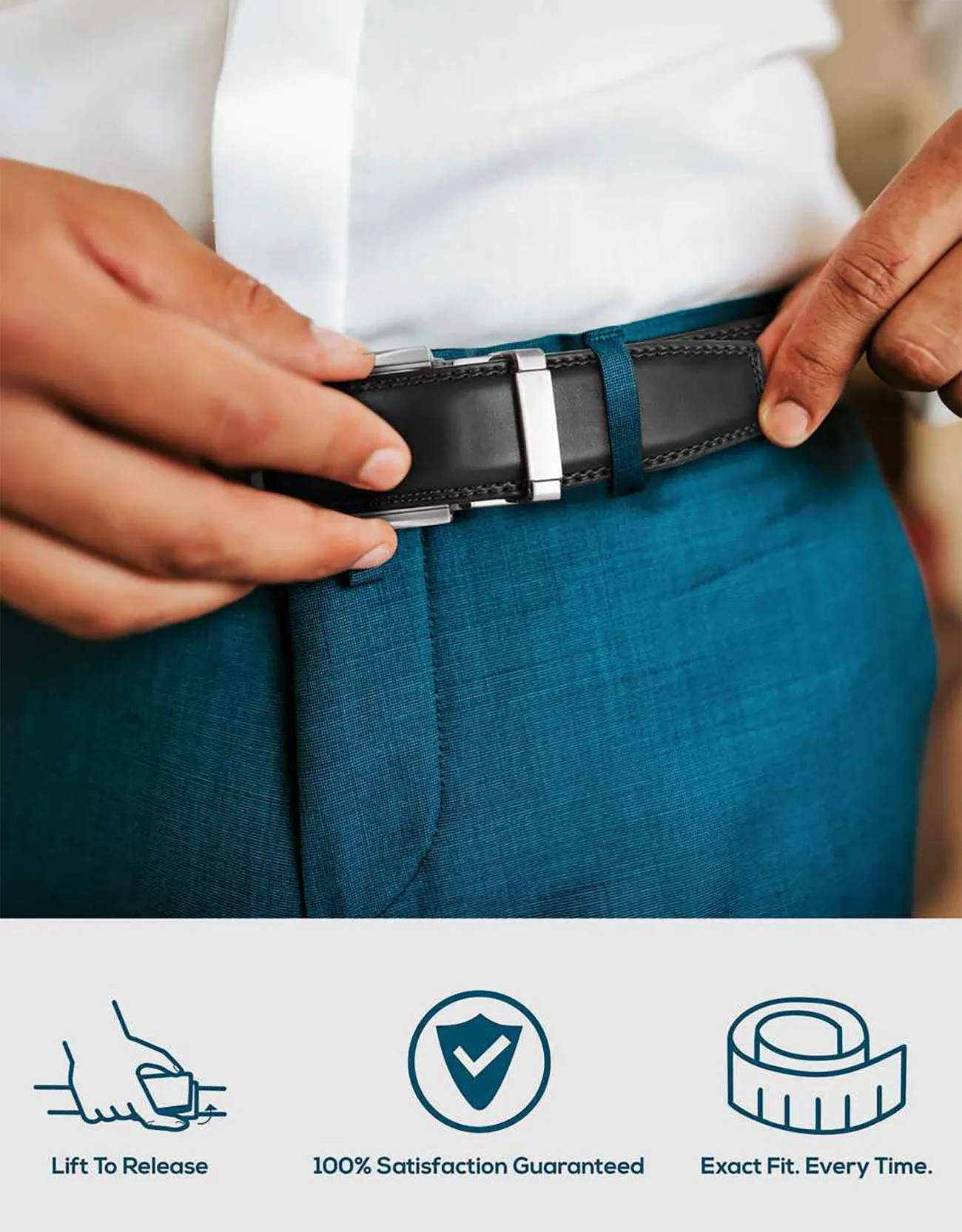 Paramount  Leather Ratchet Belt