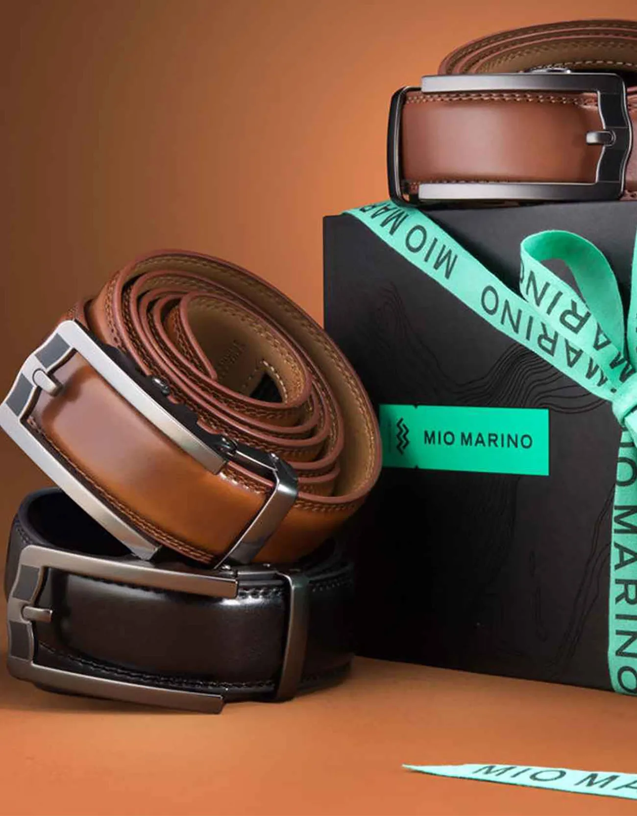 Paramount  Leather Ratchet Belt
