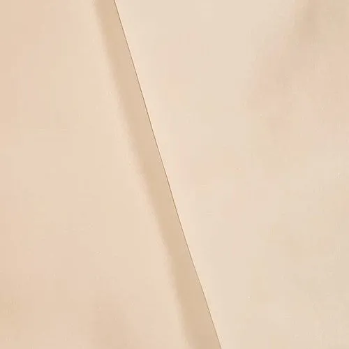 Pearl Beige Famous Designer Silk Blend Bridal Satin Fabric