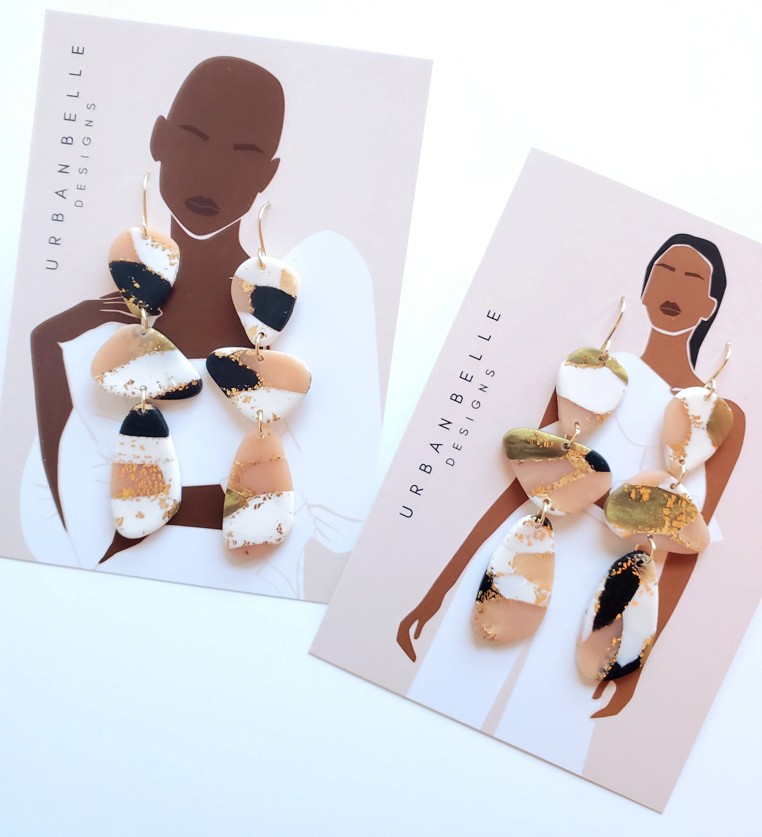 PENELOPE Terrazzo Statement Earrings