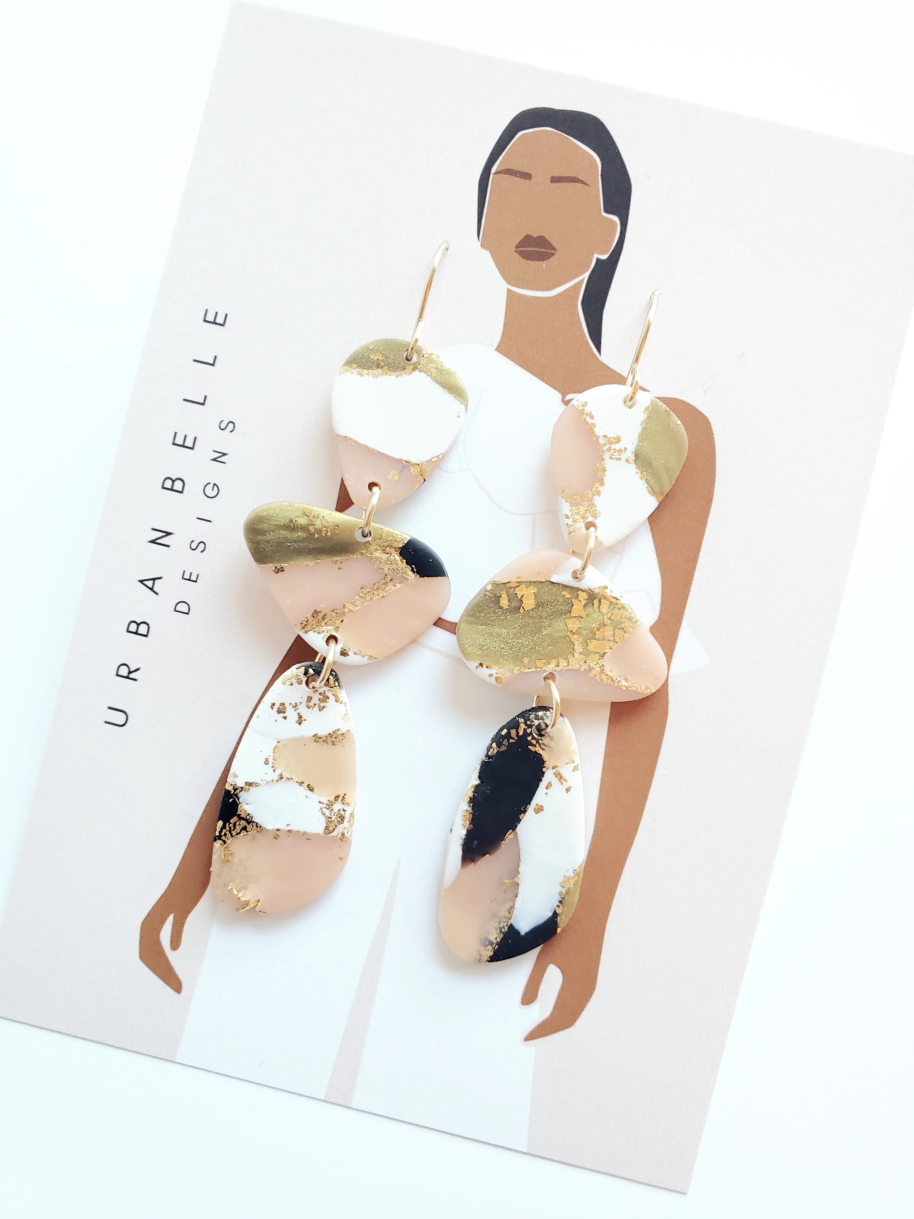 PENELOPE Terrazzo Statement Earrings