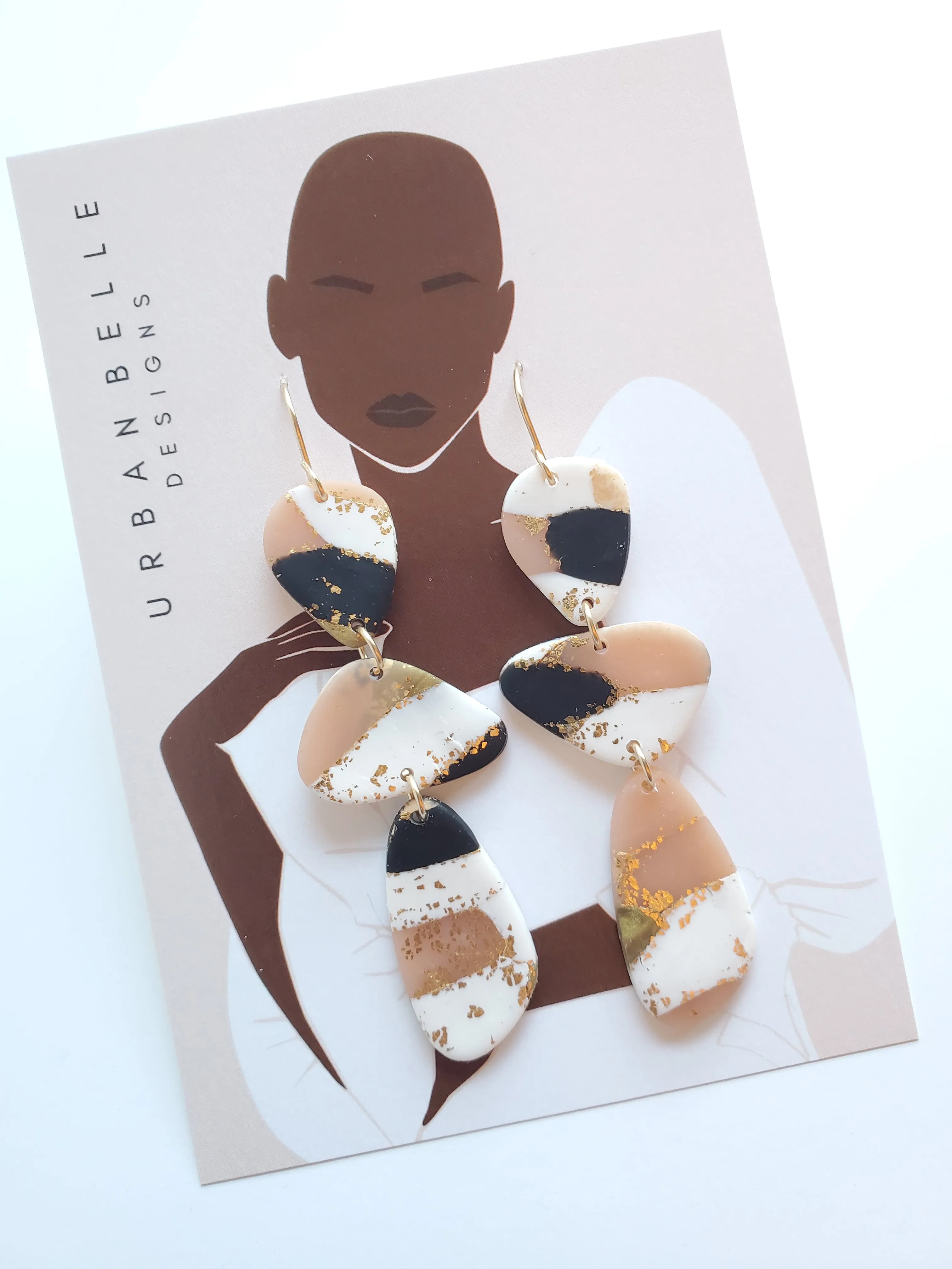 PENELOPE Terrazzo Statement Earrings