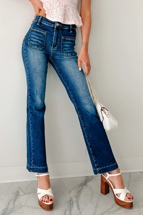 Penny High Rise Bootcut Risen Jeans (Dark) Penny High Rise Bootcut Risen Jeans (Dark)