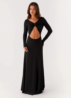 Peru Maxi Dress - Black Peru Maxi Dress - Black