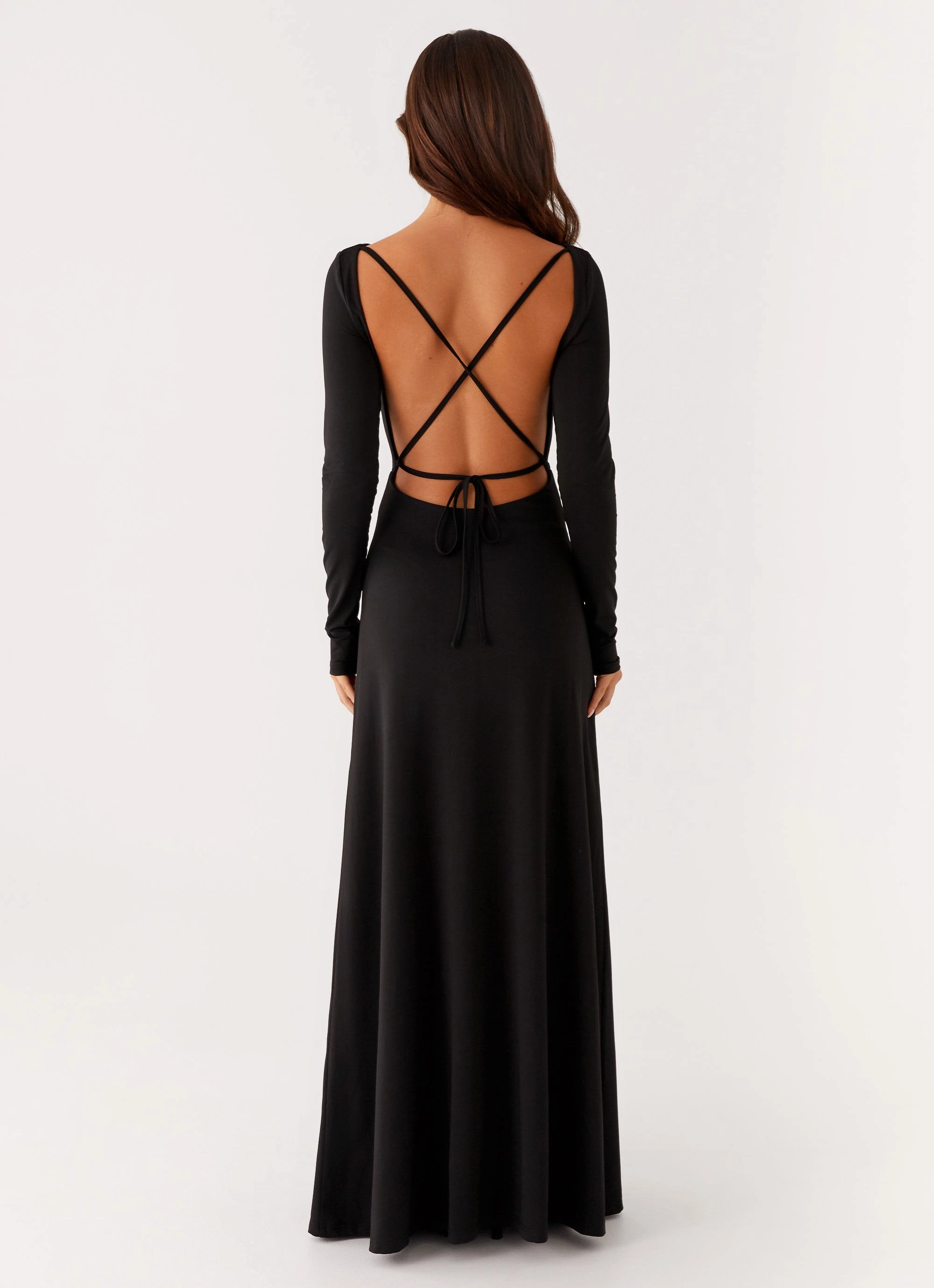 Peru Maxi Dress - Black