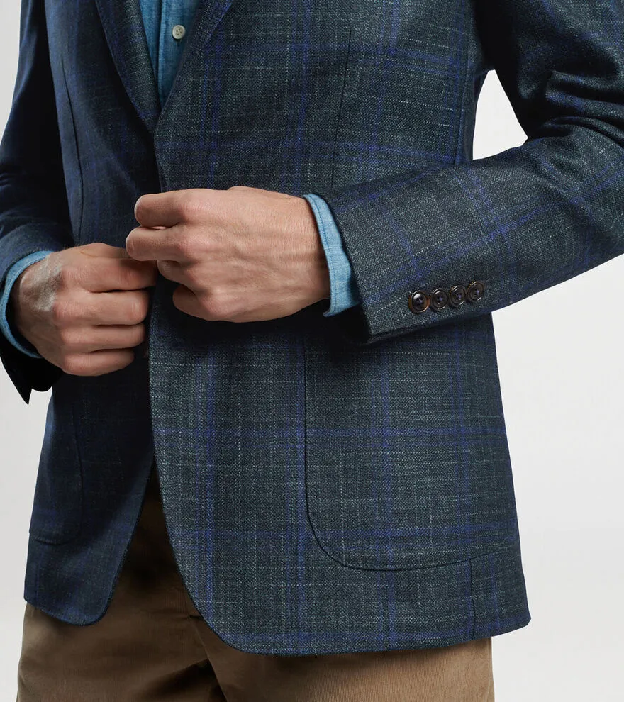 Peter Millar Crown Crafted Findlay Plaid Soft Jacket
