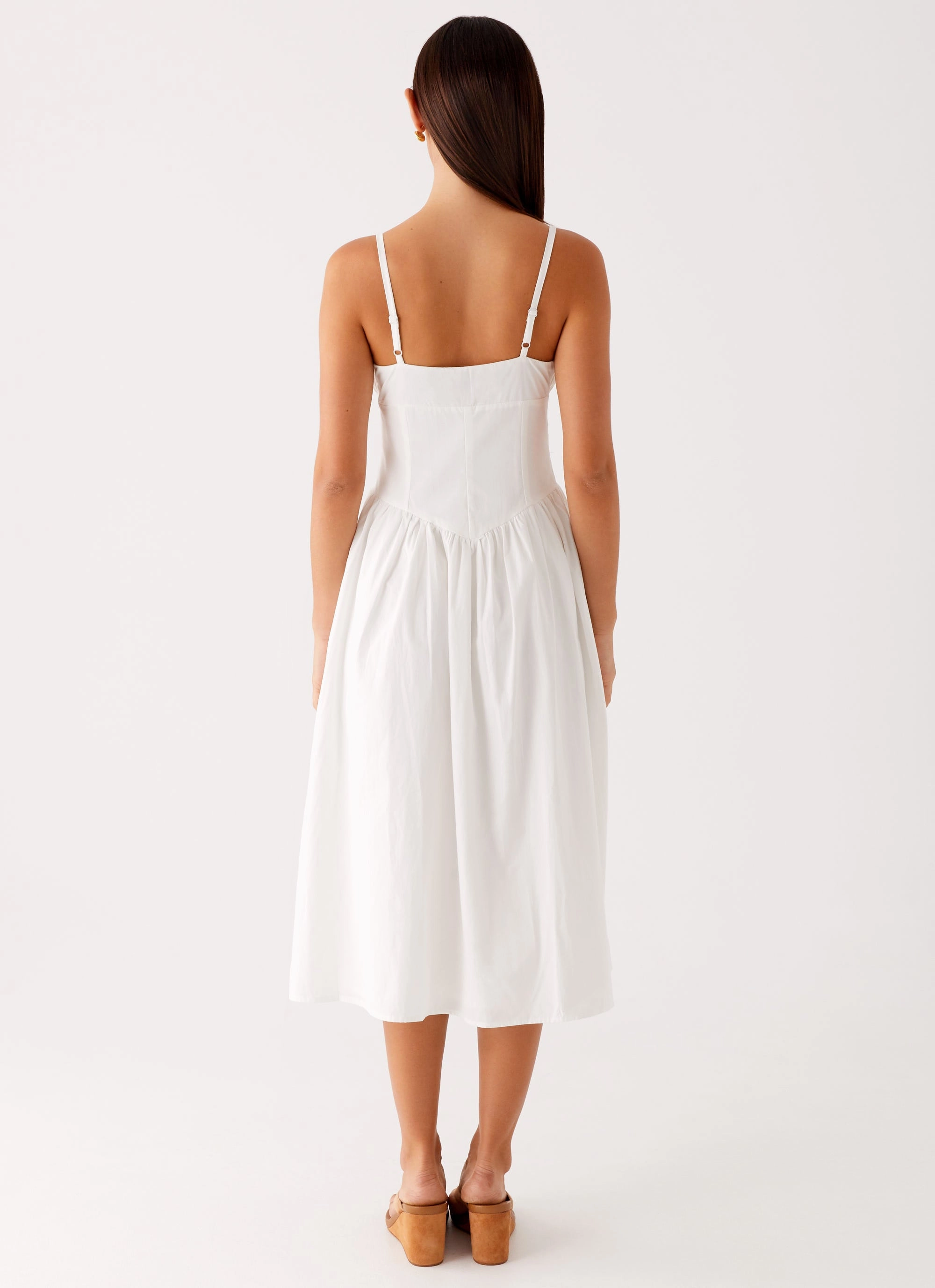Phillipa Midi Dress - White