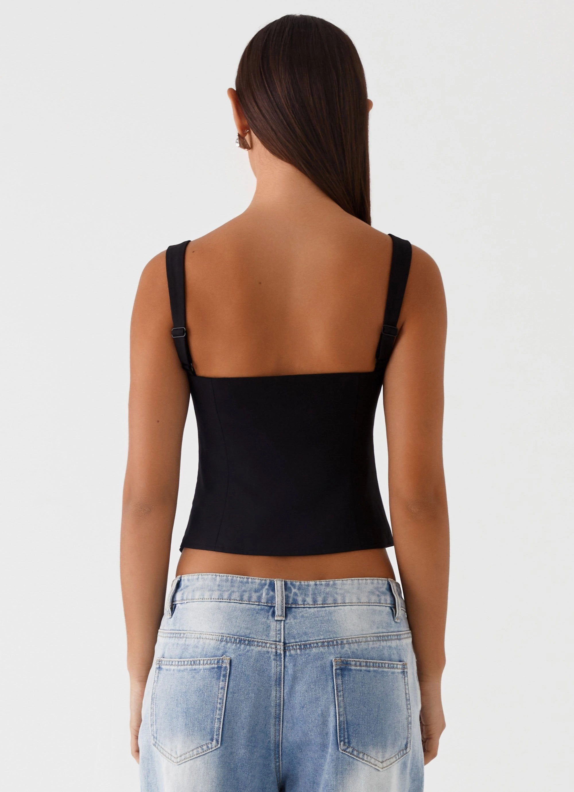 Pia Cut Out Top - Black