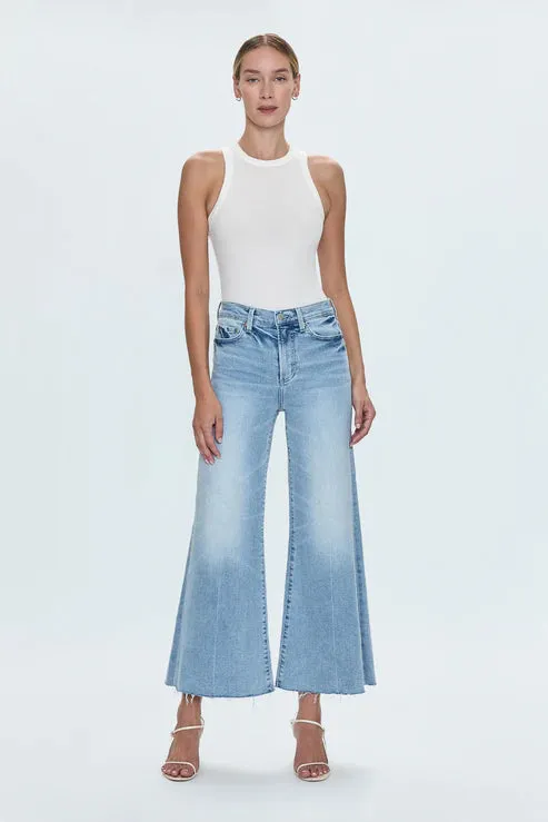Pistola Izzy Mid Rise Wide Leg Crop Strive