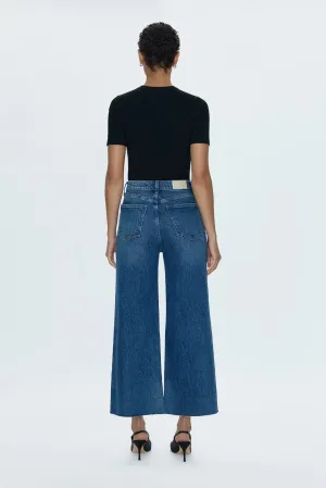 Pistola Lana High Rise Ultra Wide Leg Crop Jean - Palladium Pistola Lana High Rise Ultra Wide Leg Crop Jean - Palladium