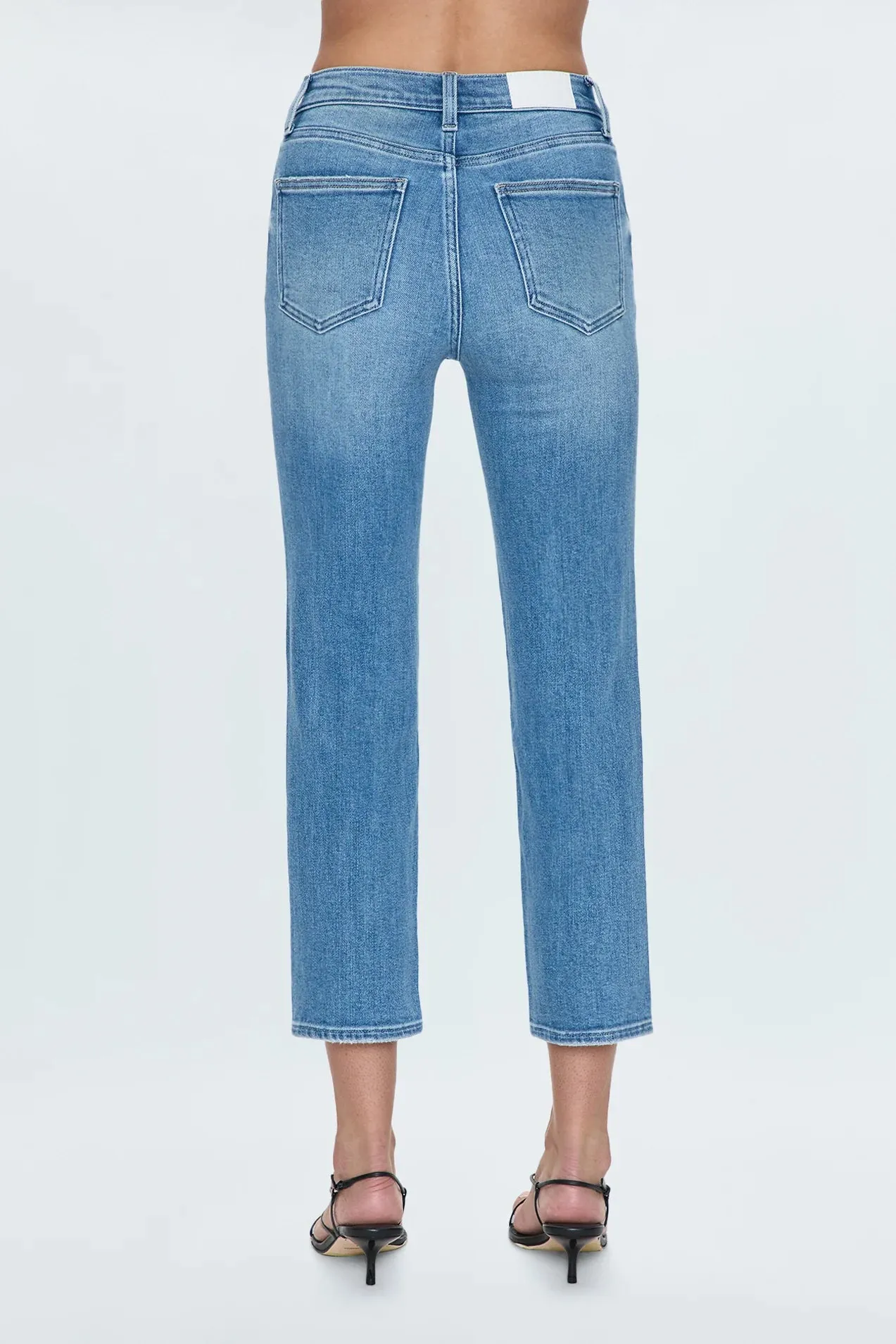 Pistola Monroe Crop High Rise Cigarette - Hill