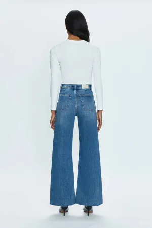 Pistola Penny Utility High Rise Wide Leg - Canal Pistola Penny Utility High Rise Wide Leg - Canal