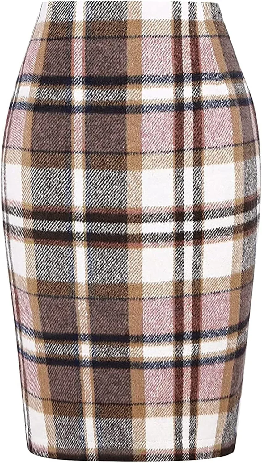 Plaid Skirts for Women 2025 Summer Fashion High Waisted Bodycon Pencil Skirt Mini A Line Stretch Elegant Dress Outfit