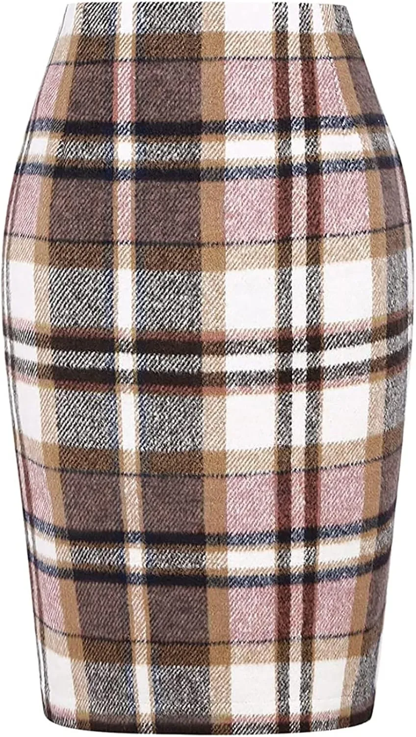 Plaid Skirts for Women 2025 Summer Fashion High Waisted Bodycon Pencil Skirt Mini A Line Stretch Elegant Dress Outfit
