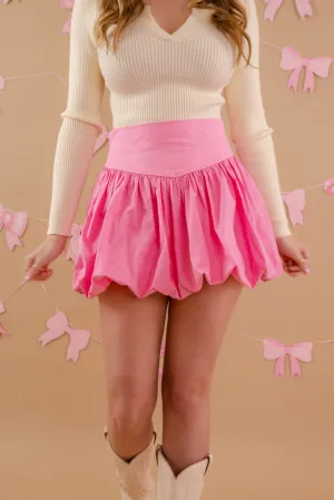 Plan A Date Bubble Skirt-Hot Pink Plan A Date Bubble Skirt-Hot Pink