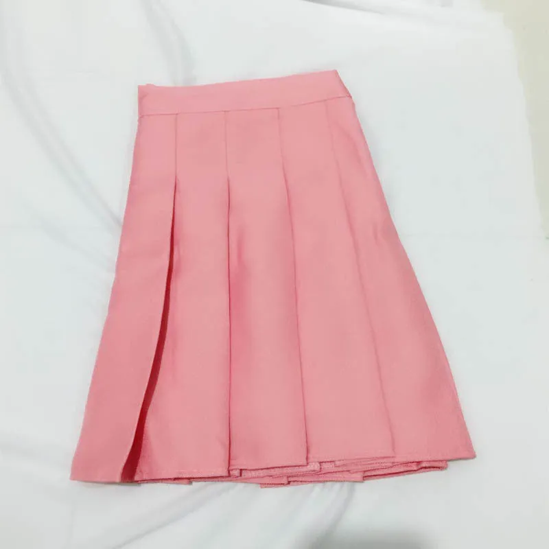 Pleated Women Summer Student Korean High Waist A-Line Plus Size Chequered Skirt