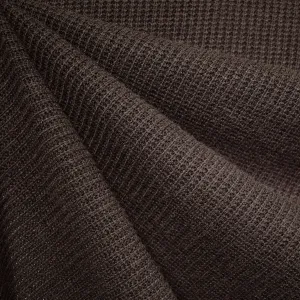 Plush Stitch Texture Sweater Knit Chocolate