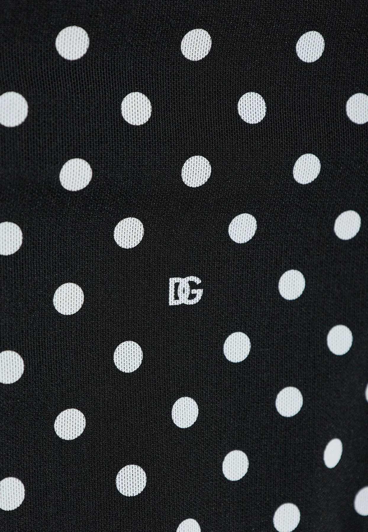 Polka Dot Print Pencil Skirt