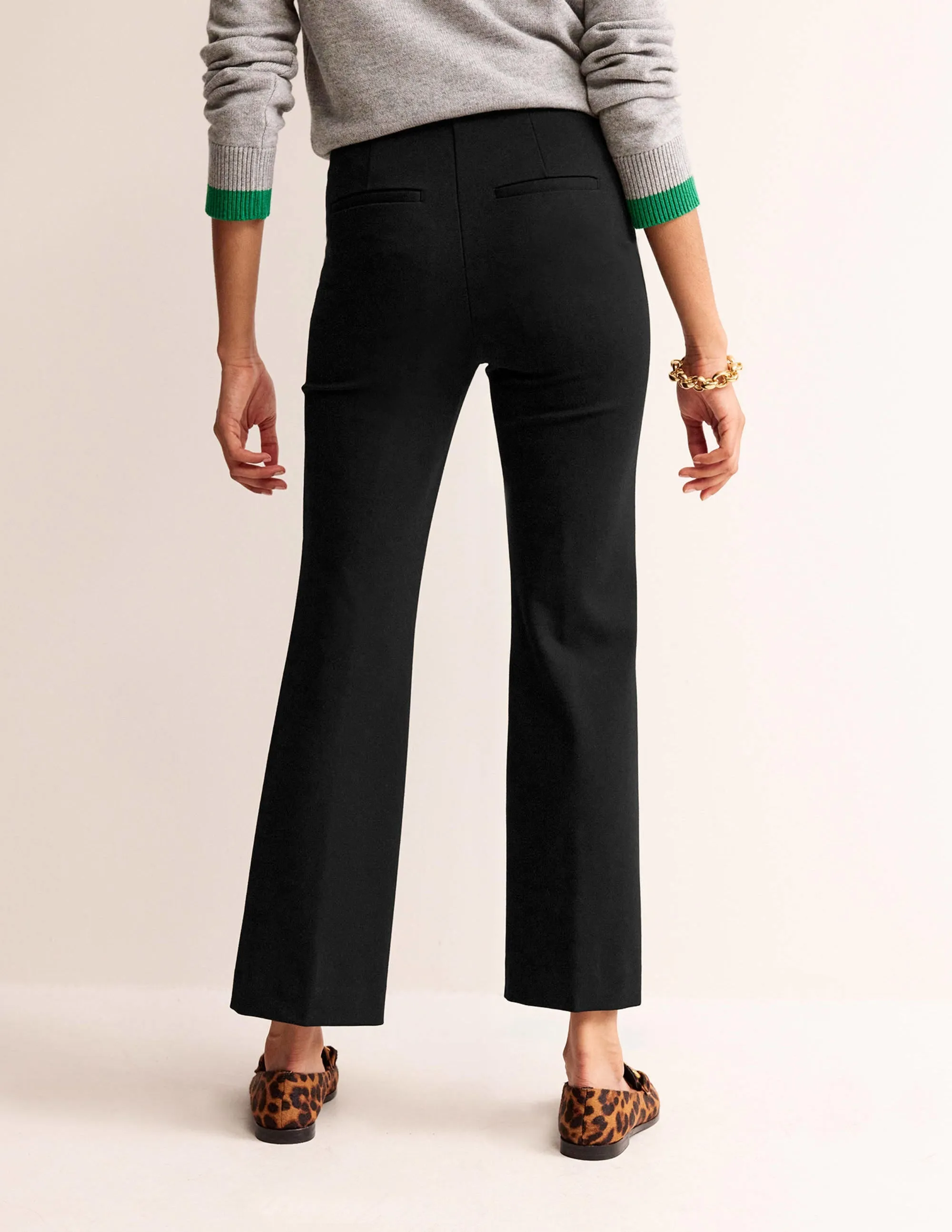 Ponte Pull on Kick Flare-Black