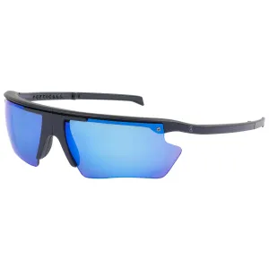 POPEDGE | Polarized, Matte Black, Blue Mirror, Small