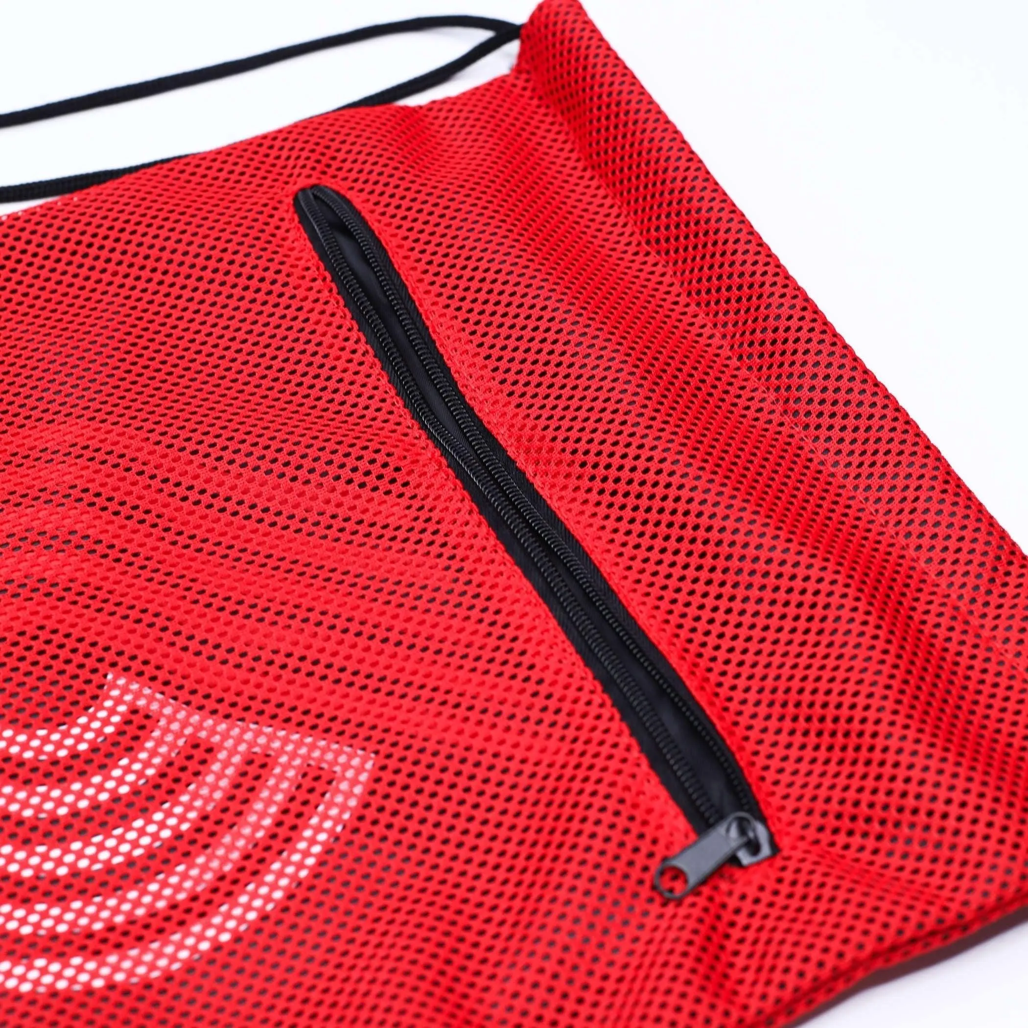 Portland Trail Blazers Big Logo Red Mesh Drawstring Cinch