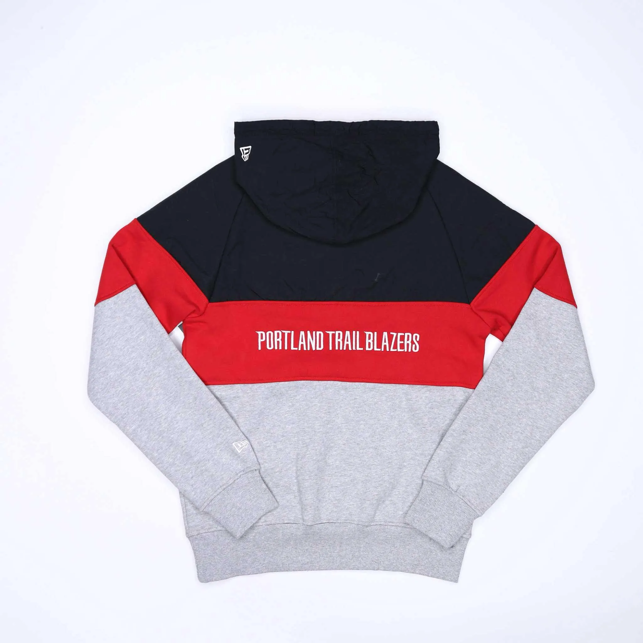 Portland Trail Blazers New Era Logo Quarterzip Hoodie