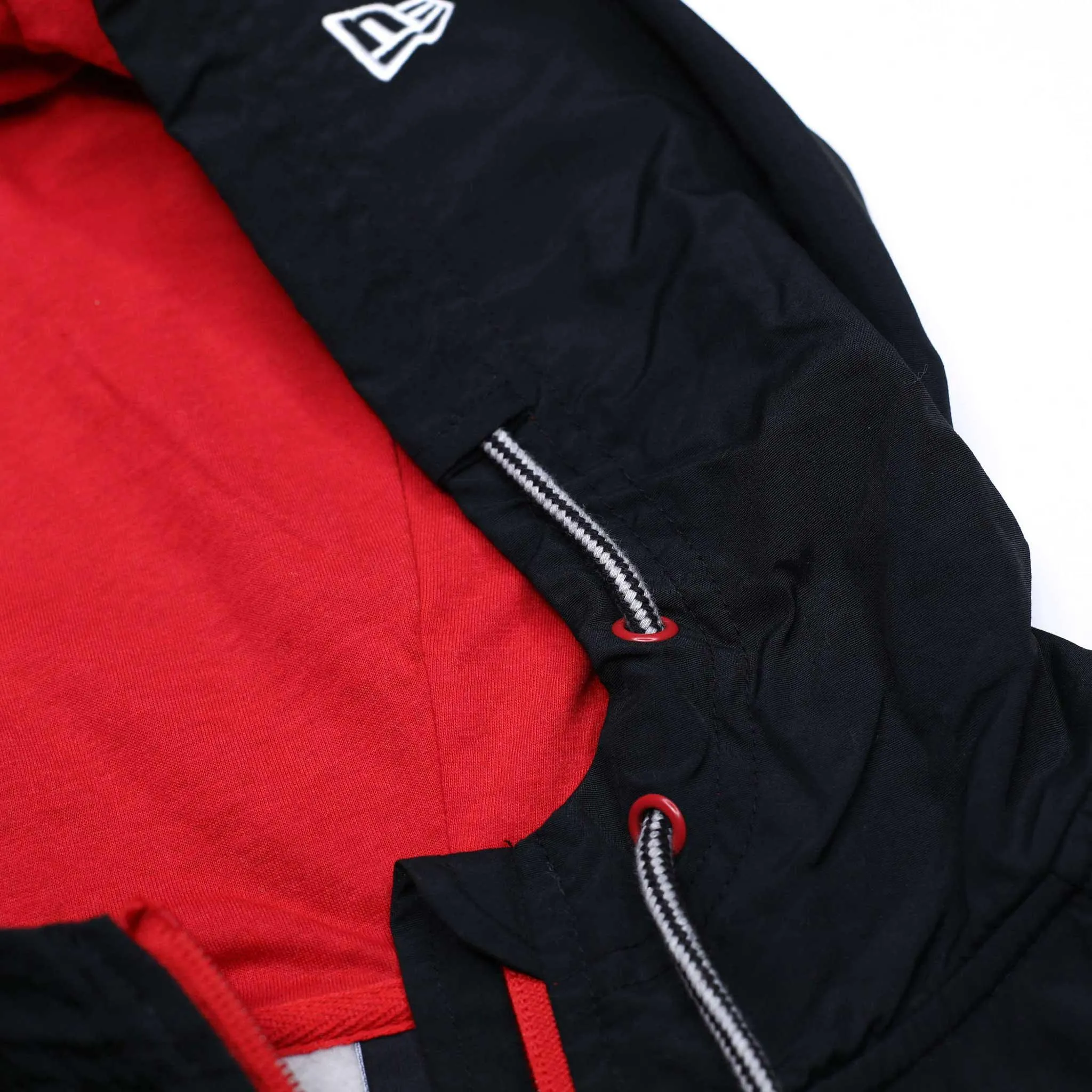Portland Trail Blazers New Era Logo Quarterzip Hoodie