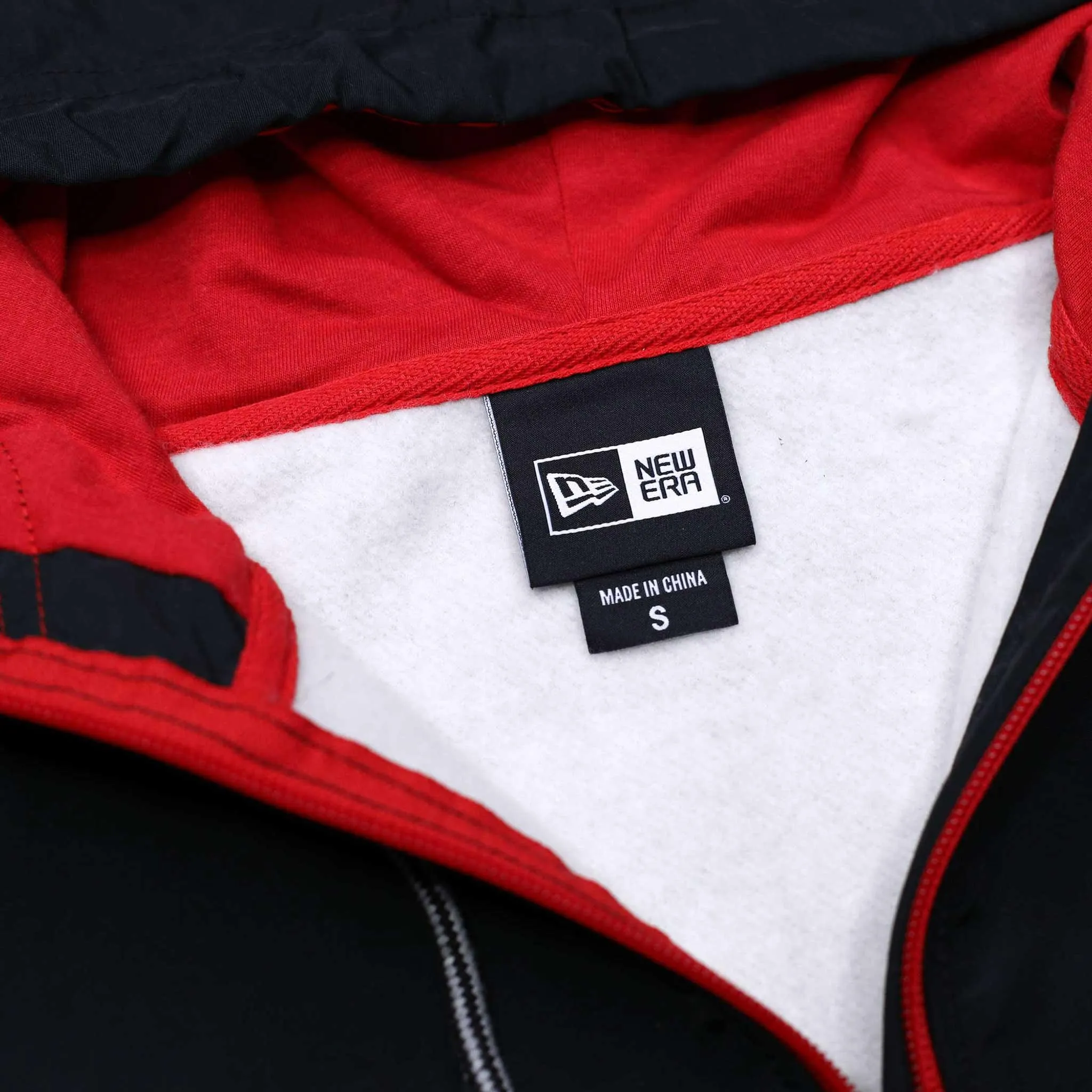 Portland Trail Blazers New Era Logo Quarterzip Hoodie