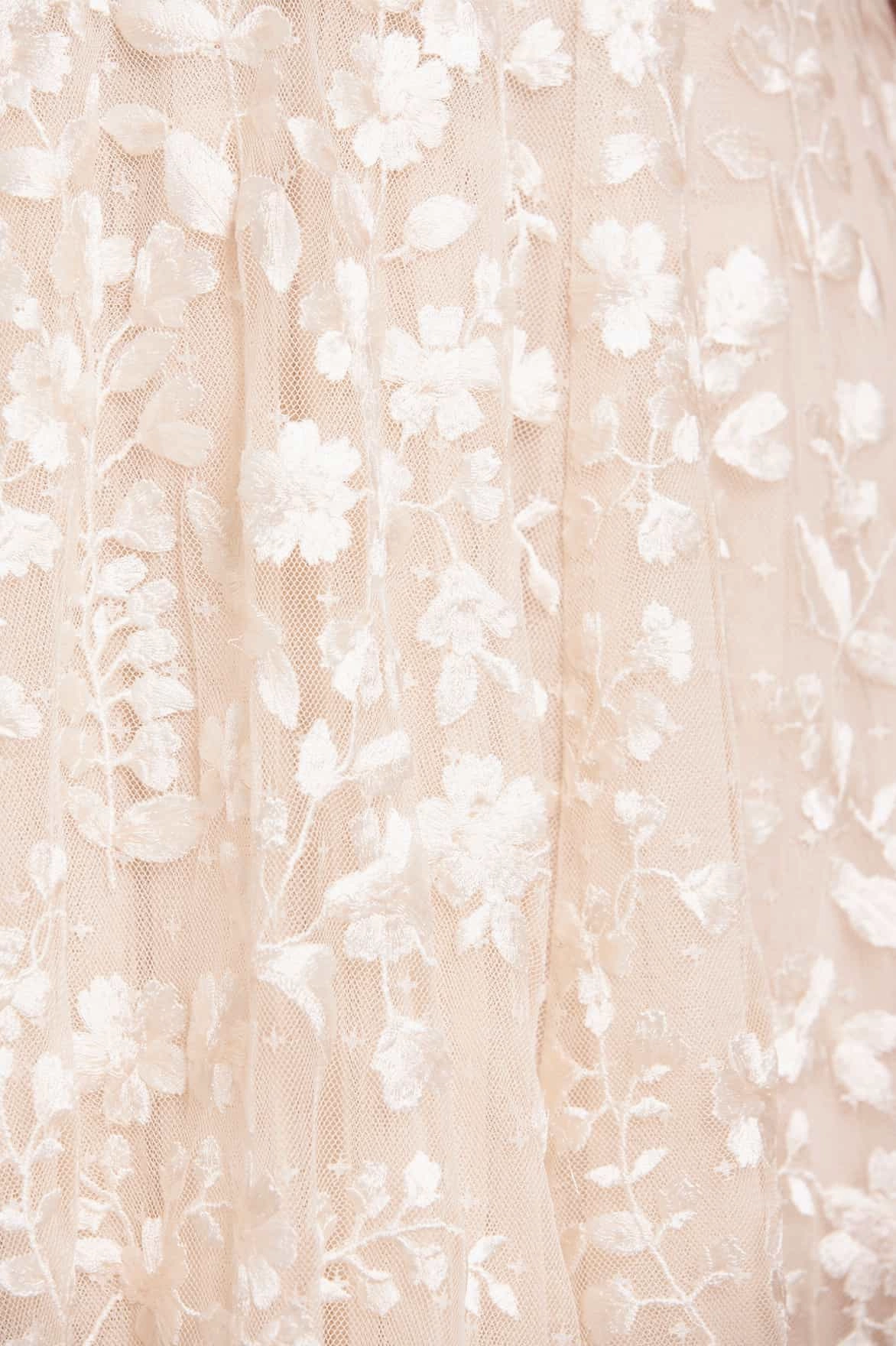 Posy Pirouette One-Shoulder Ankle Gown